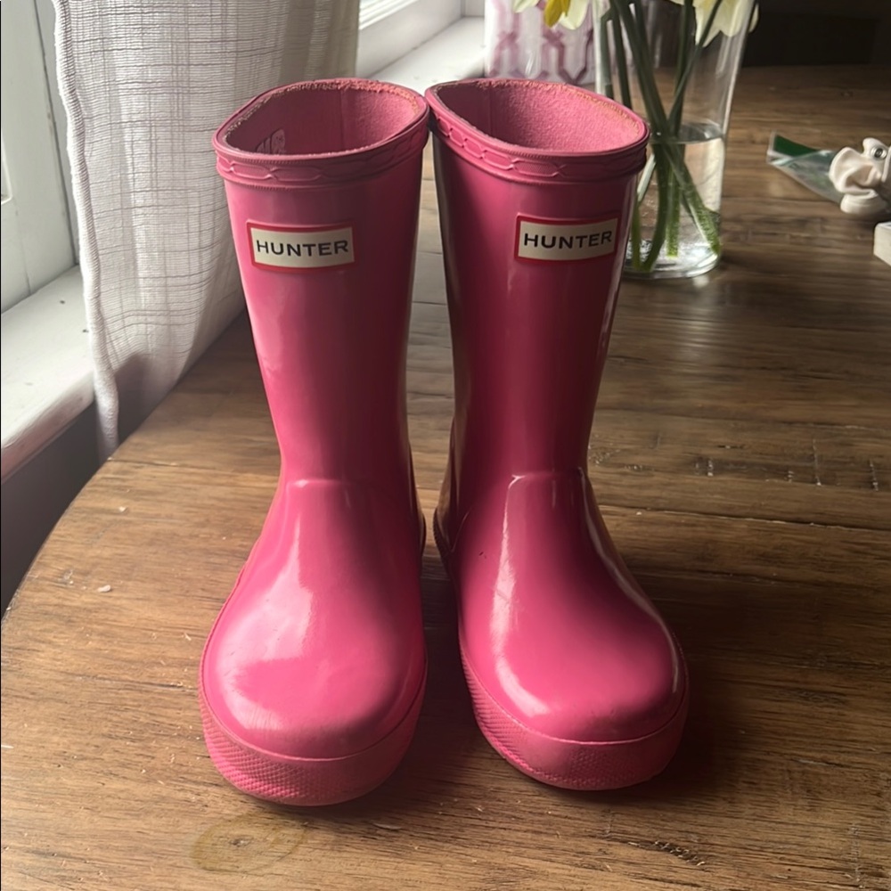 Hunter Pink Rain Boots